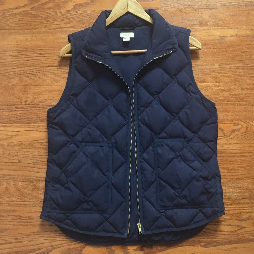 J.Crew Navy Blue Puffer Vest